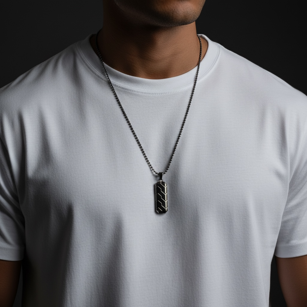 Chevron Bar Pendant