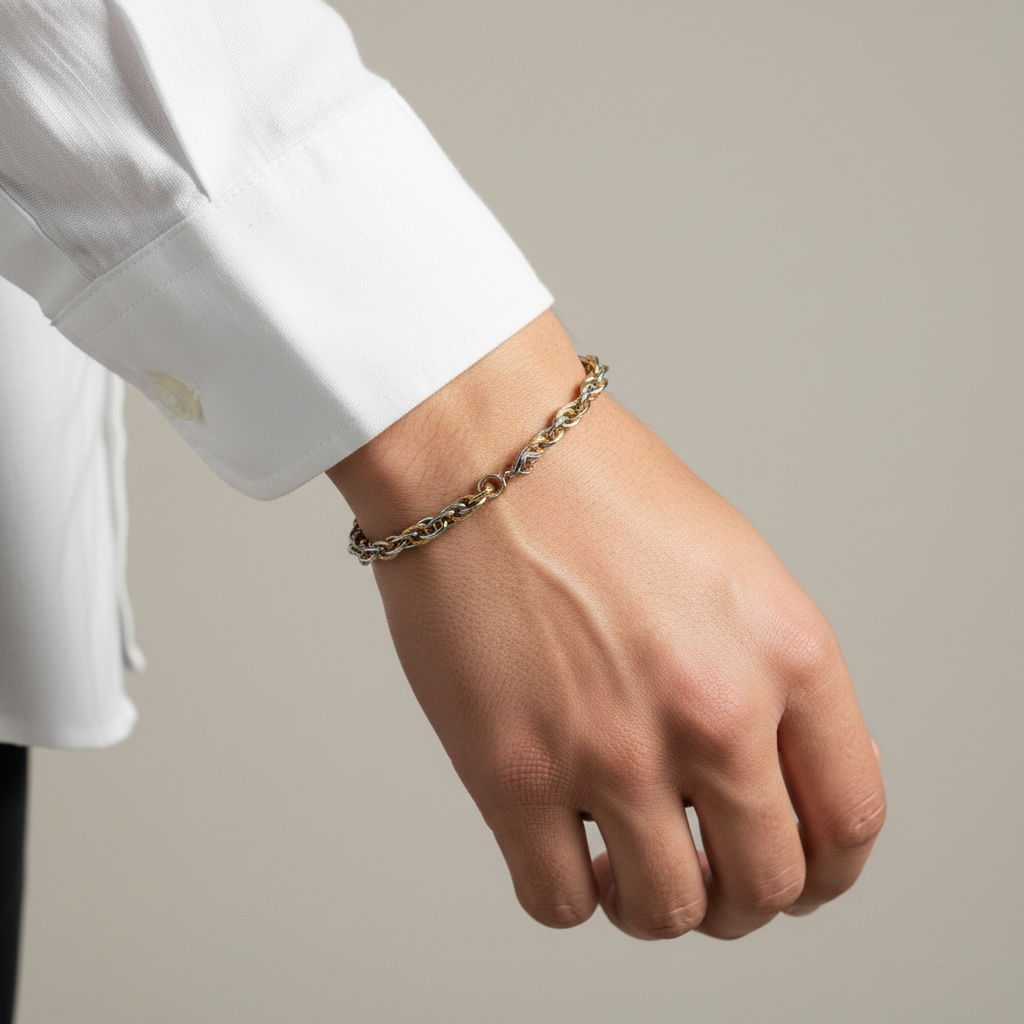 Silvery Gold Bracelet