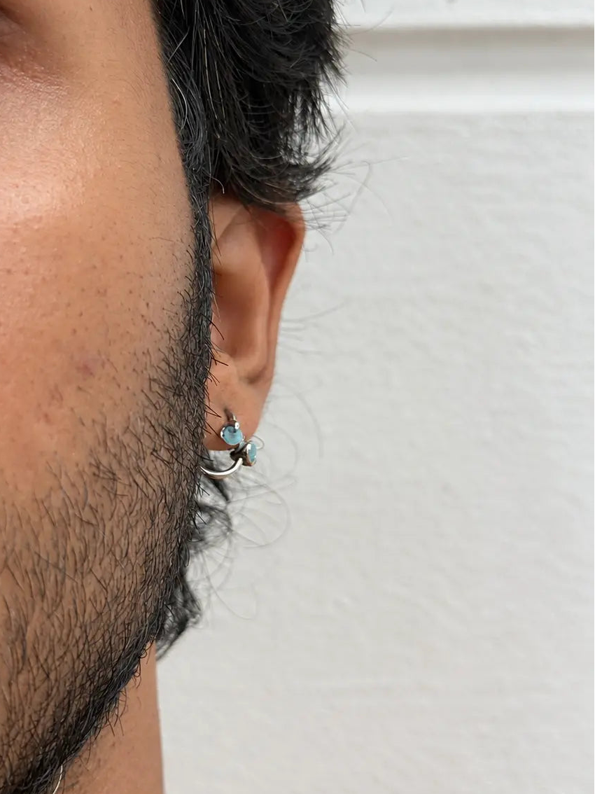 Moon Orb Earring