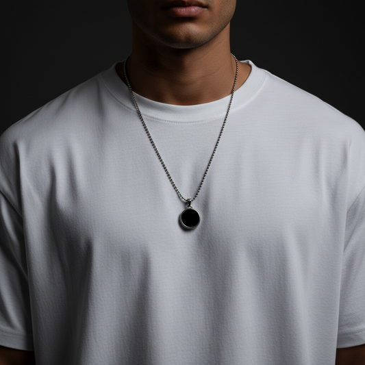 Round Onyx Pendant