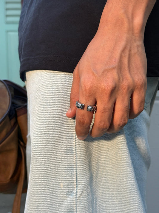Twin Crest Ring
