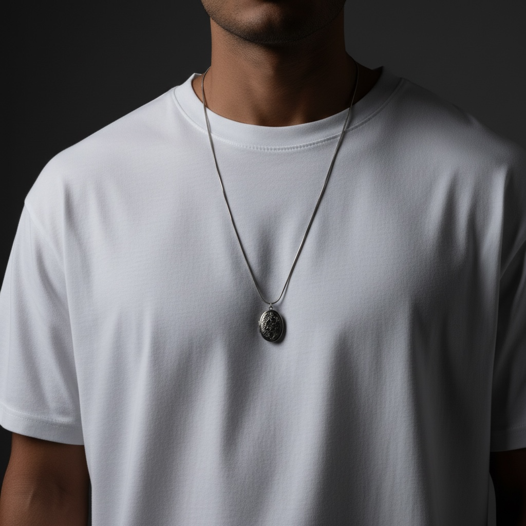 Silver Locket Pendant