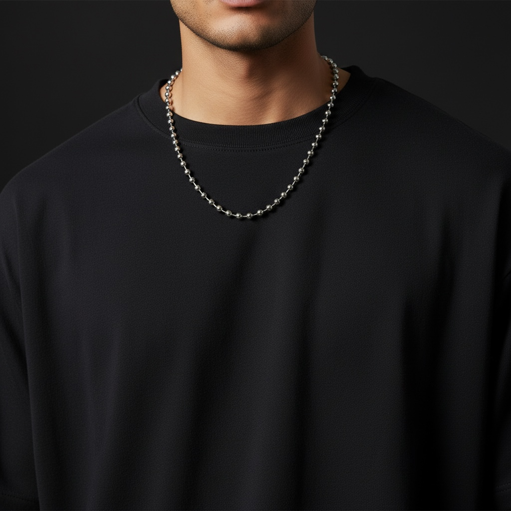Silver Ball Chain