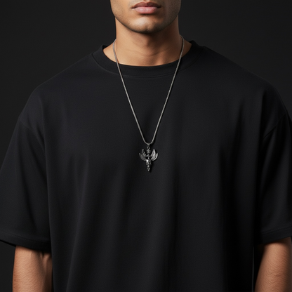 Winged Skull Pendant