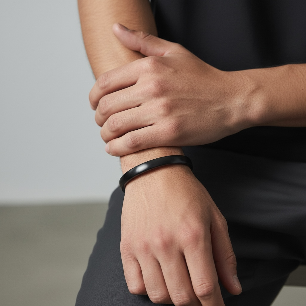 Plain black Bracelet