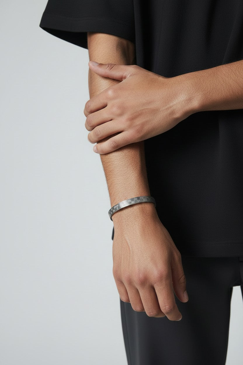 Block Weave Bangle