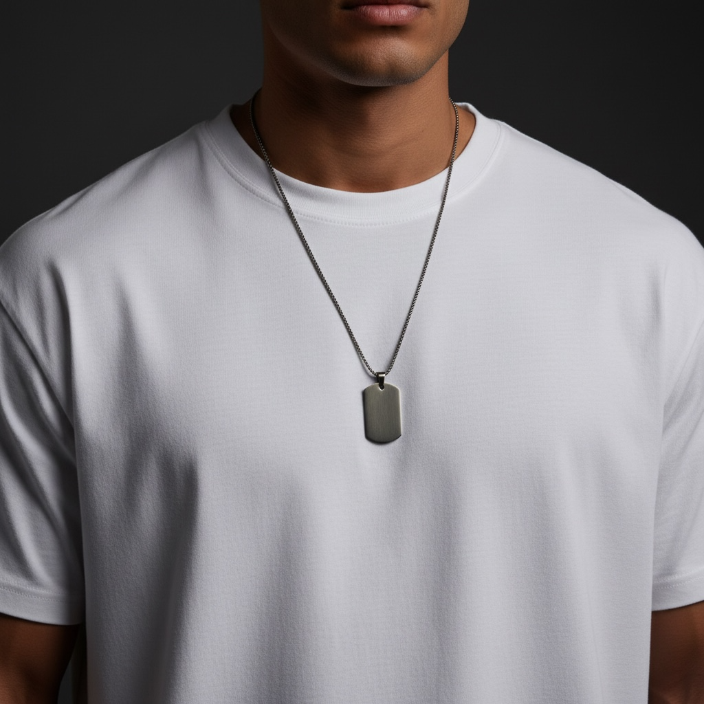 Silver Dog Tag