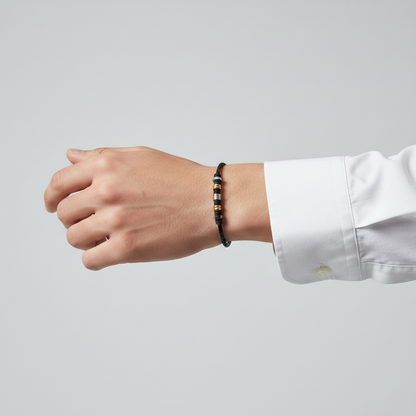 B Leather Bracelet