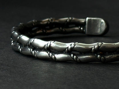 Silver Segmented Cuff