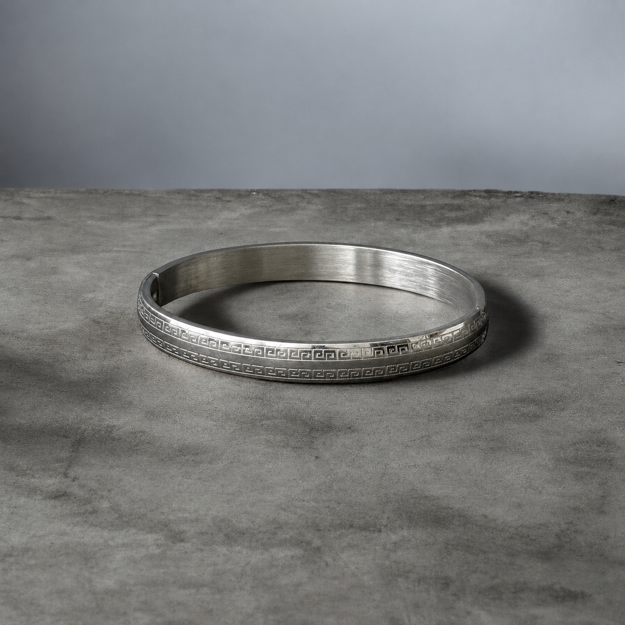 Dual Meander Bangle