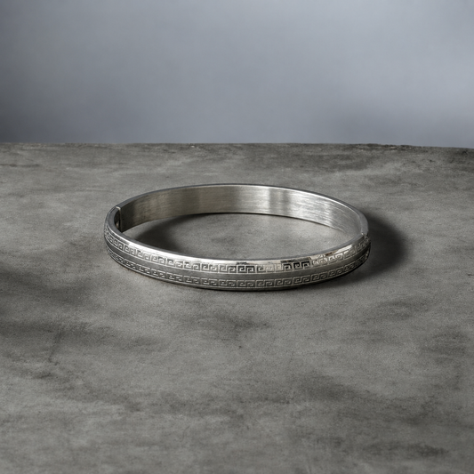 Dual Meander Bangle