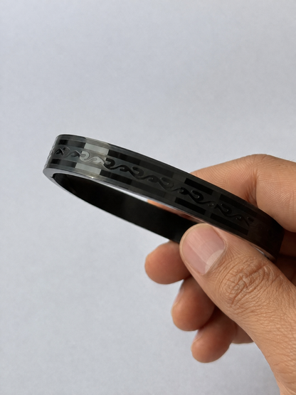 Carbon Flame Bangle