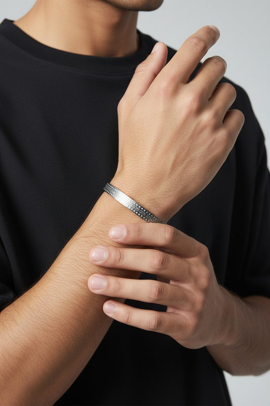 Grid Key Bangle