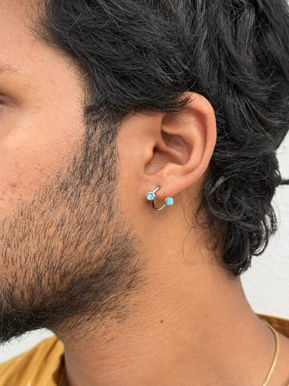Moon Orb Earring