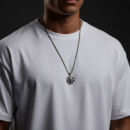Silver Wolf Pendant
