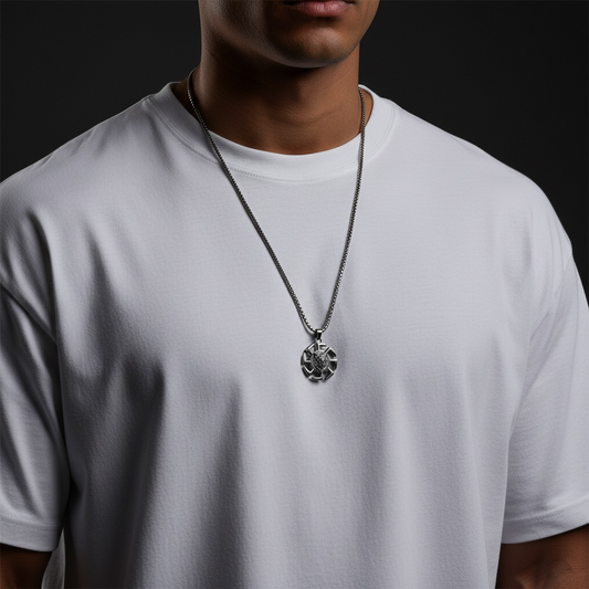 Silver Wolf Pendant
