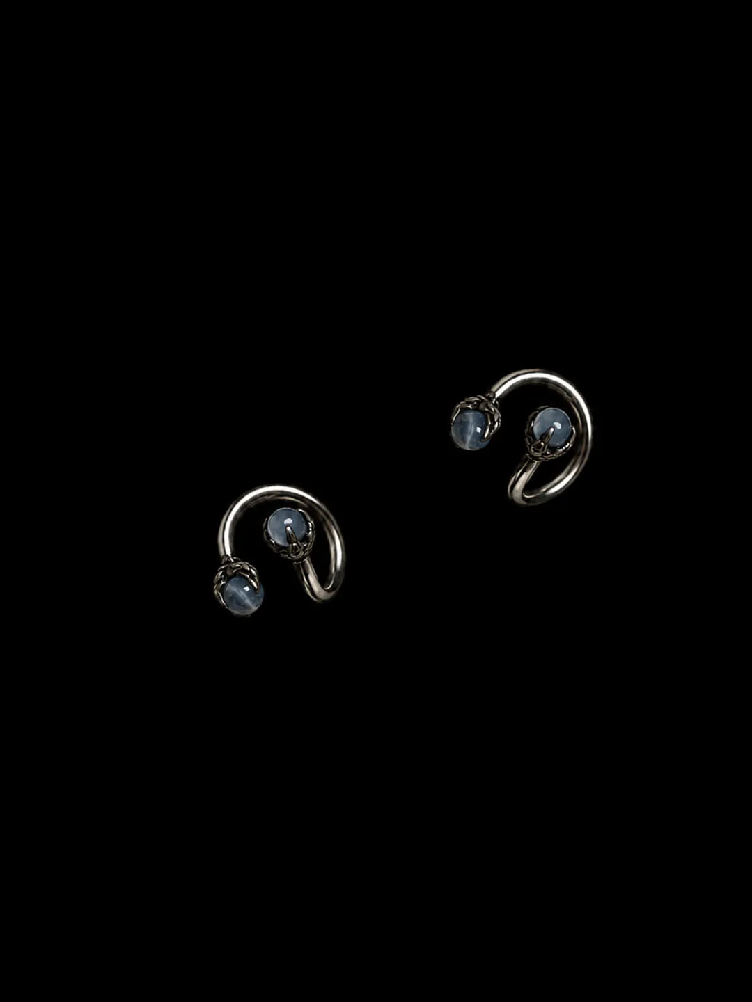 Moon Orb Earring