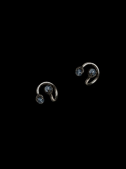 Moon Orb Earring