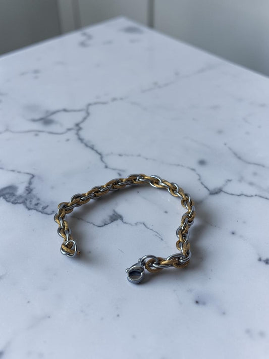 Silvery Gold Bracelet