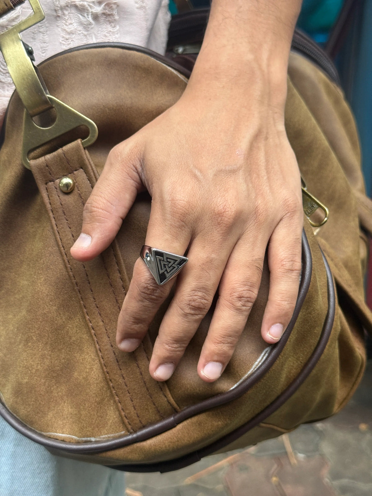 Valknut Signet Ring