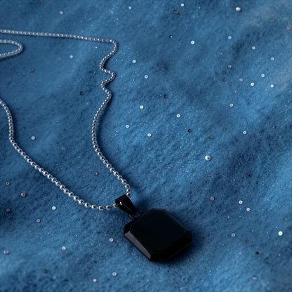 Square Onyx Pendant