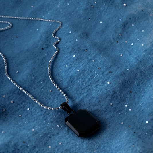Square Onyx Pendant