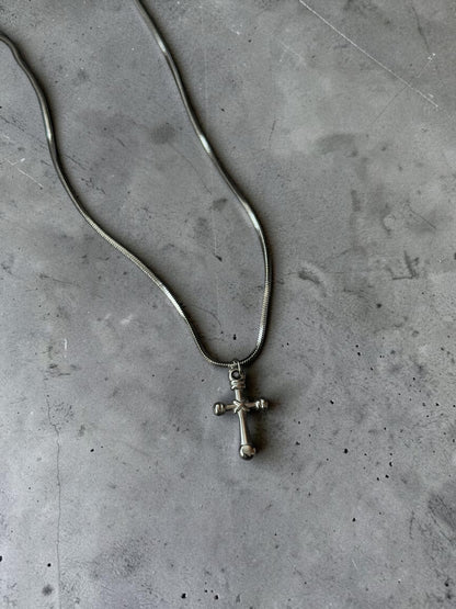 Silver Tied Cross