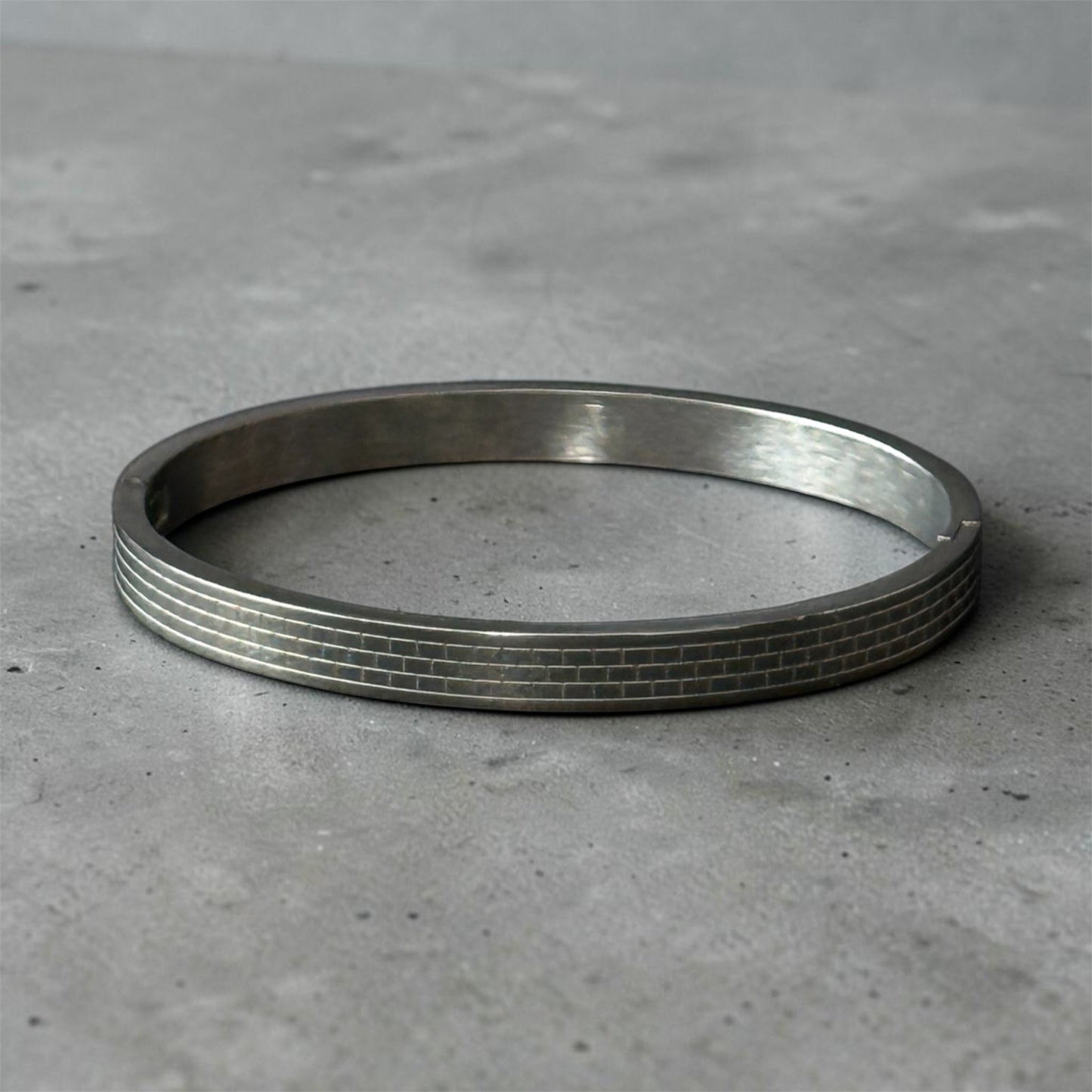 Brick Grid Bangle