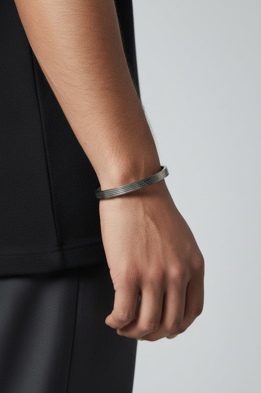 Brick Grid Bangle
