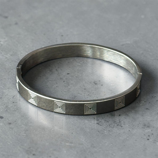 Square Motif Bangle