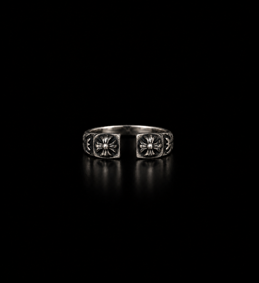 Twin Crest Ring