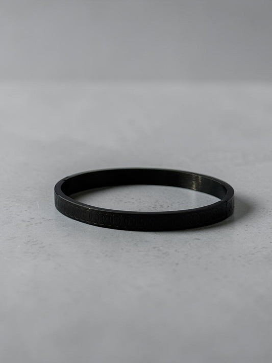Obsidian Ripple Bracelet